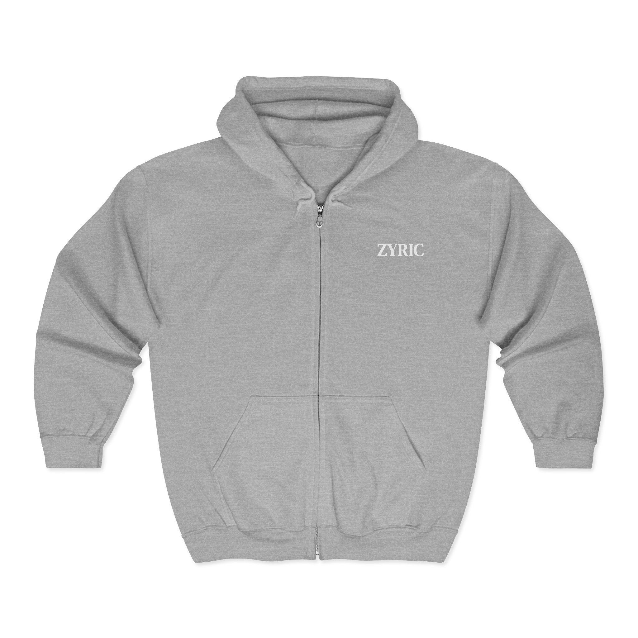 Zyric Embroidered Full-Zip Hoodie