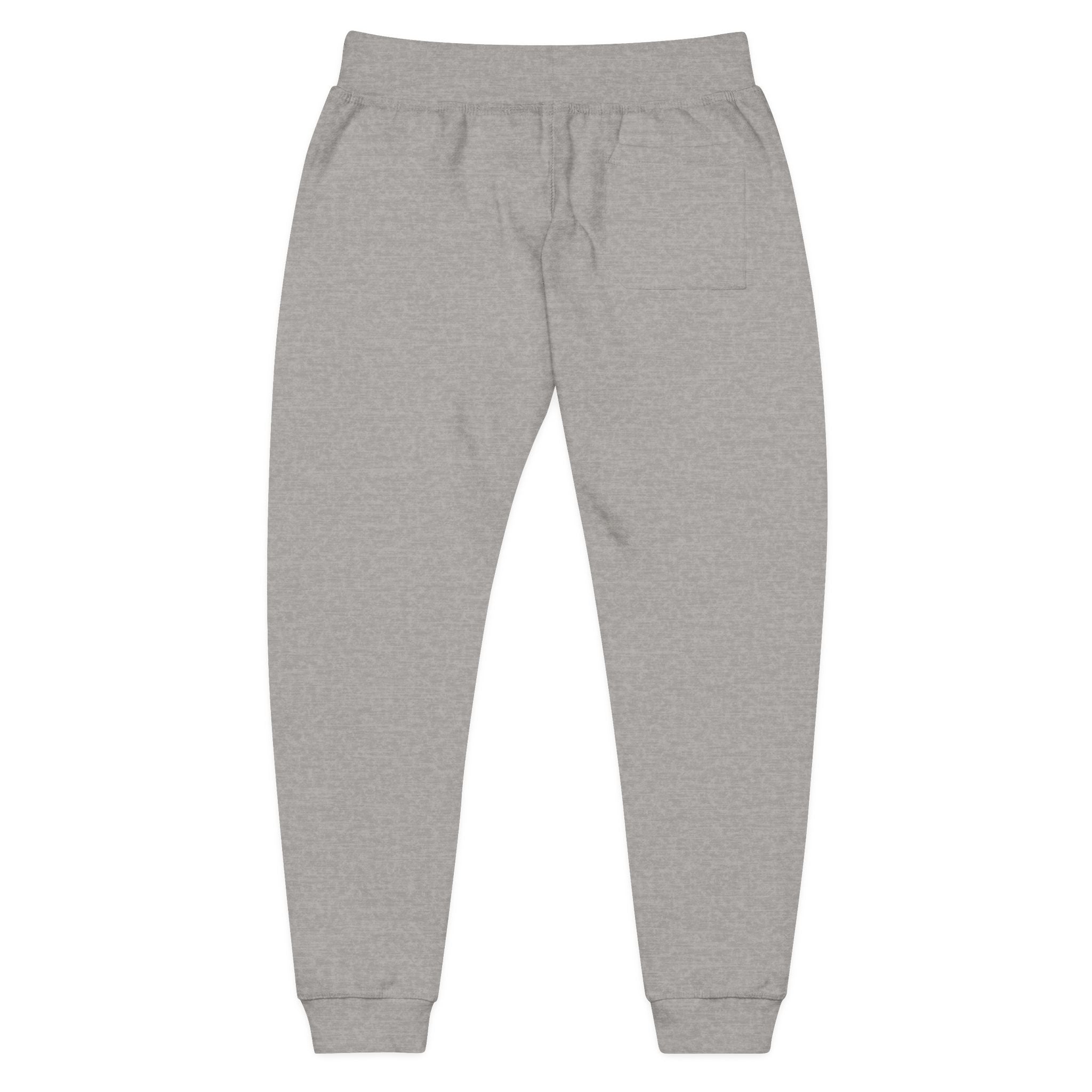 Zyric White Embroidered Sweatpants