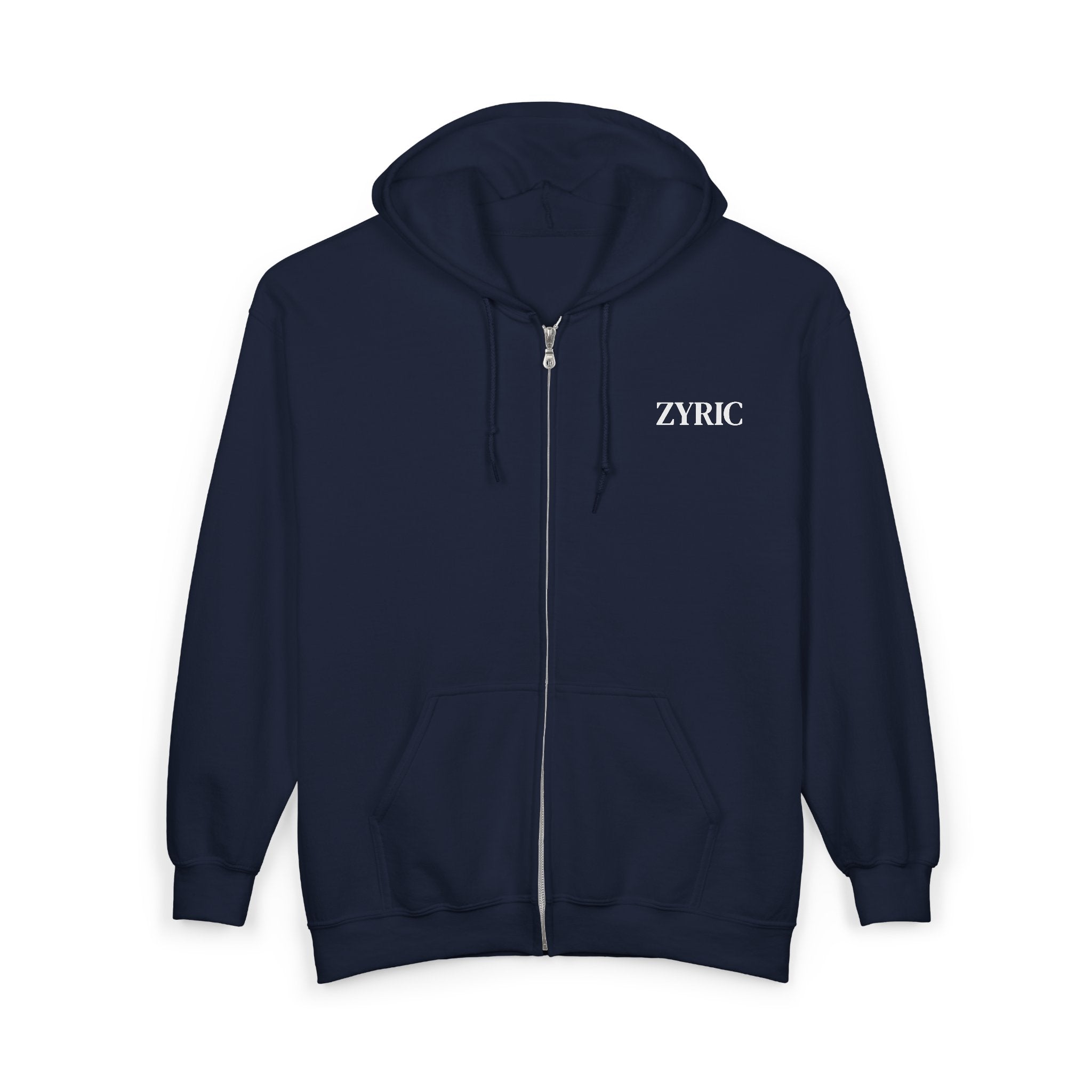 Zyric Embroidered Full-Zip Hoodie