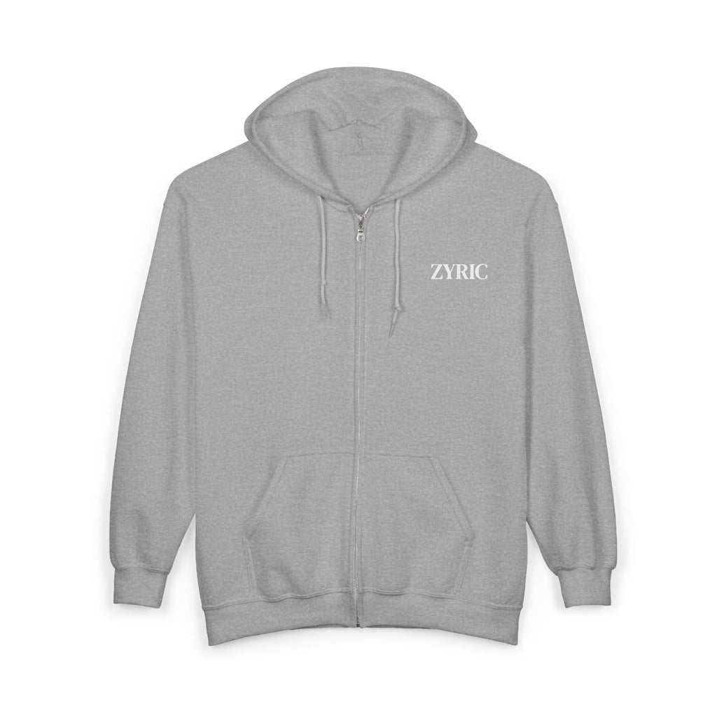Zyric Embroidered Full-Zip Hoodie