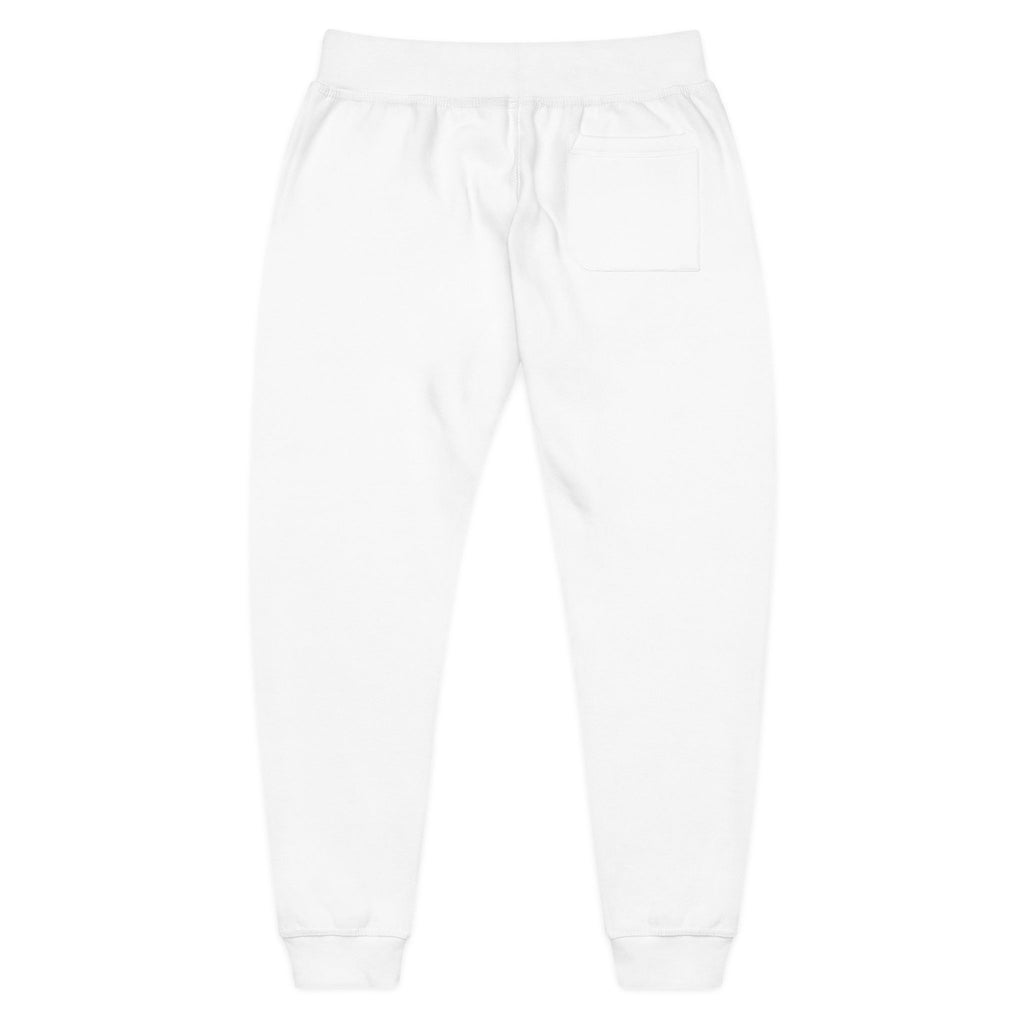 Zyric White Embroidered Sweatpants